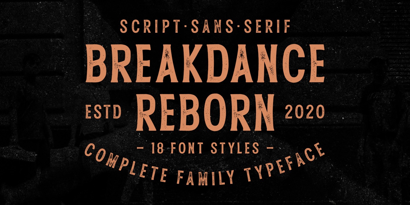 Breakdance Reborn Font
